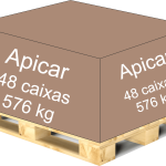 Apicar en palet - 48 cajas de 12 quilos (pasta manutención)