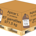 Apicar liquido palete - 67 garrafões 14,5 Kg