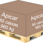 Apicar en palet - 80 cajas de 12 quilos (pasta manutención)