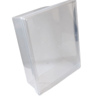 Caja de plástico transparente para panales