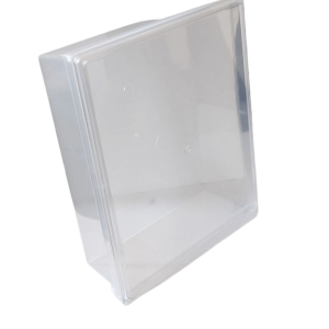 Caja de plástico transparente para panales