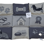 Cama Almohada Animal - Retazos Gris