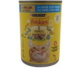 comida enlatada para gatos: salmón, atún y verduras Friskies