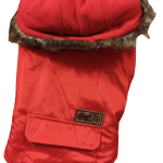 Roupa Animal - Kispo com capuz de pêlo M - Vermelho