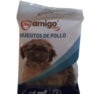 Snack Guloseima para cão - Ossinhos de Frango 60 gr