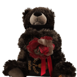 Peluche Urso com Broas de Amor e Mel