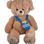 Peluche urso grande com bolso mel