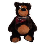 Peluche urso com abelha no nariz 40 cm