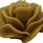 Vela de Cera Natural de Abelha - Flor